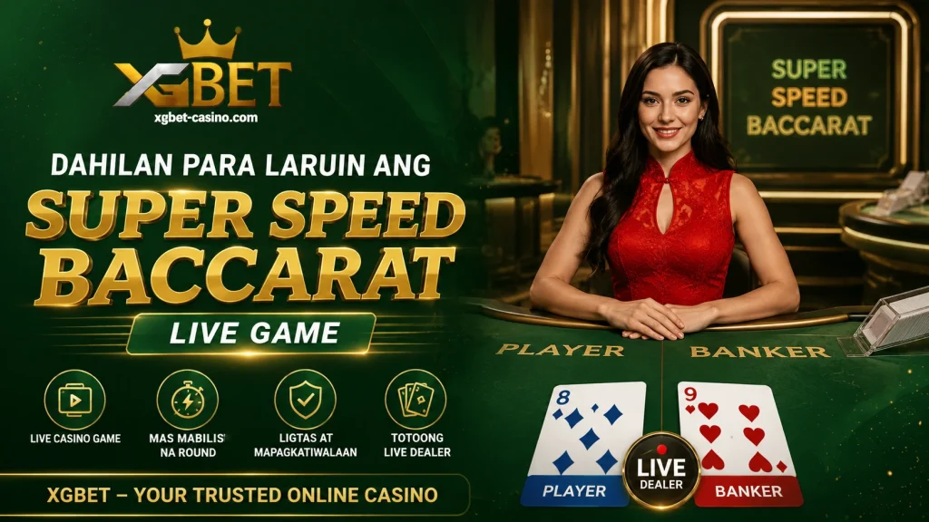 Dahilan Para Laruin ang Super Speed Baccarat Live Game