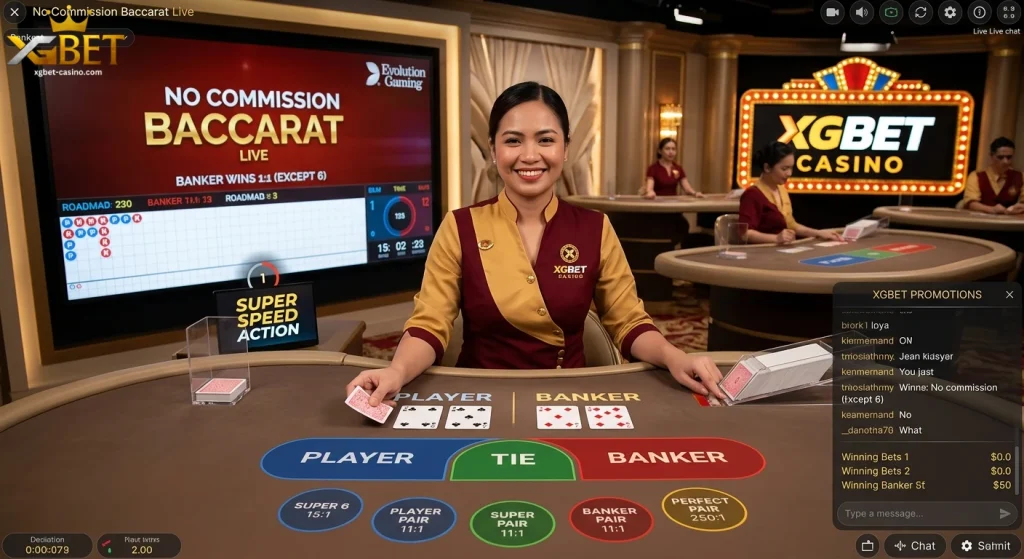 No Commission Baccarat Live Game Hatid ay Excitement